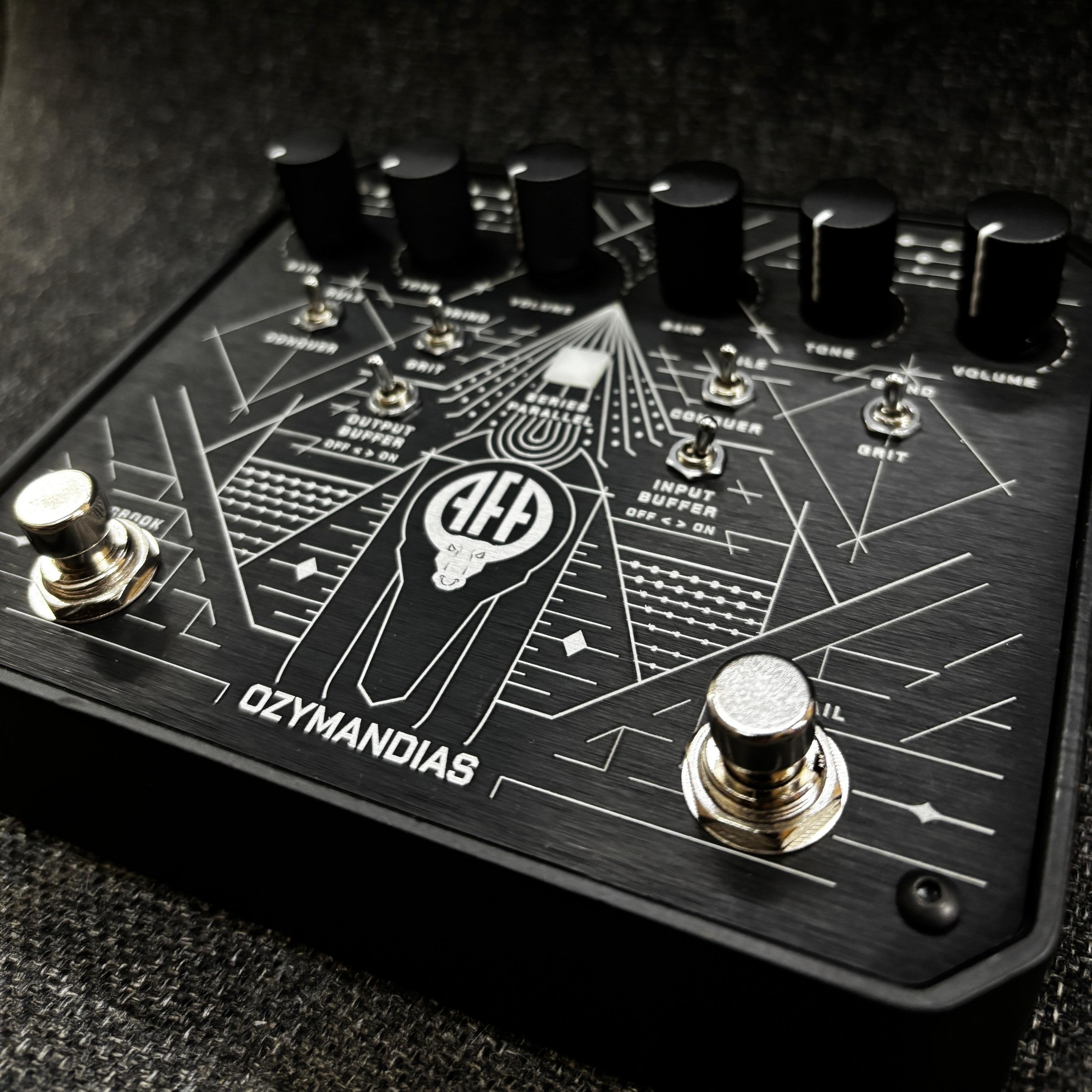 dual overdrive distortion pedal Ozymandias: Dual Overdrive/Distortion Pedal