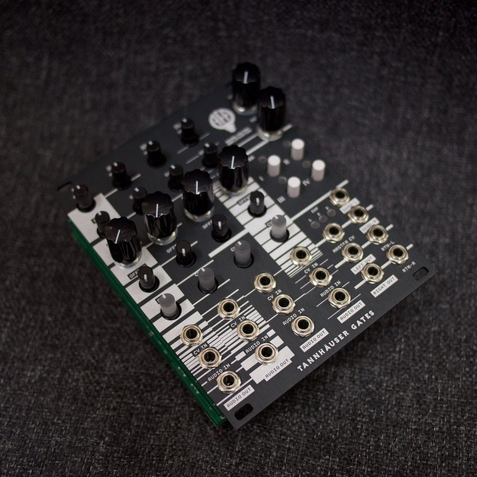 Eurorack Tannhäuser Gates Quad VCA/Expandable Mixer System Animal Factory Amplification
